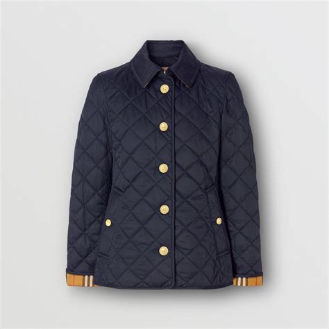 burberry vest quilted navy